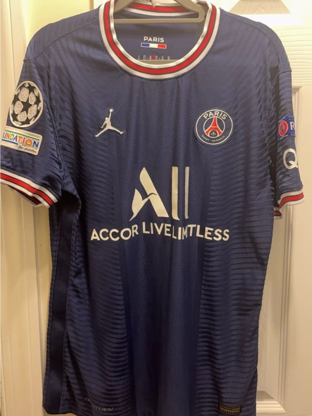 Paris Saint-Germain 2021/22 Home Jersey by Jordan ( Messi )